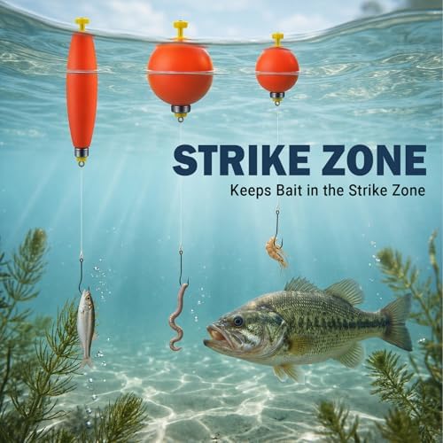 Fishing Float Bobbers Set High Visibility Weighted Design for Anglers Gear - Image 7