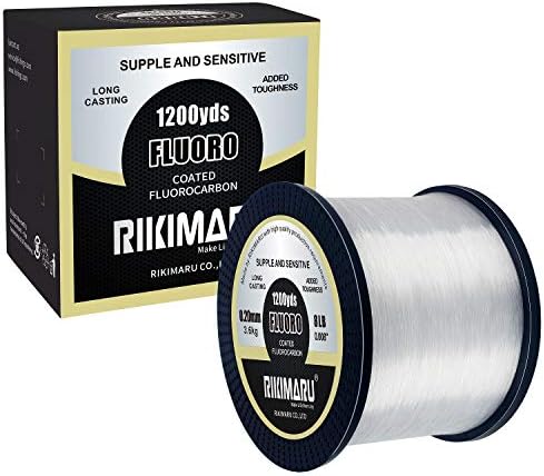 RIKIMARU Fluoro Fishing Line, 100% Soft Fluorocarbon Coated Fishing Line by RikimaruFishingTackle