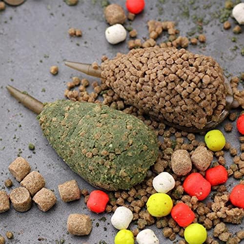 Carp Fishing Method Feeders Set,4pcs Inline Method Feeders with 1pc Quick Release Mould Bait Holder Tool Carp Fishing Tackle Accessories - Image 6