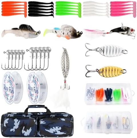 2-Pack 6.89FT Telescopic Fishing Rod Reel Combo Tackle Box Travel Carry Bag - Image 6