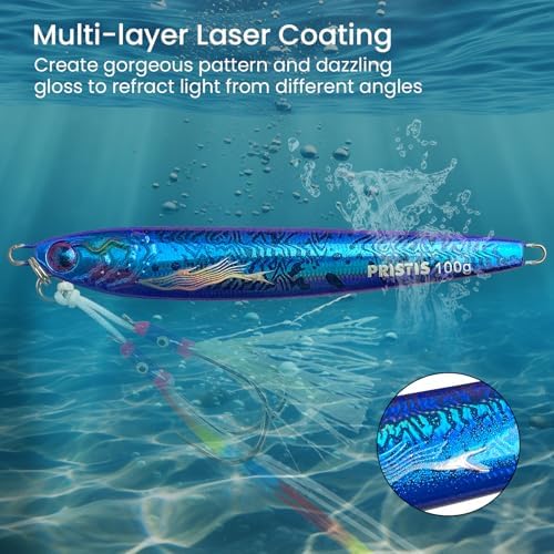 Pristis Angel Wings Vertical Jig, Saltwater Fishing Lure with Sharp Hook - Image 5