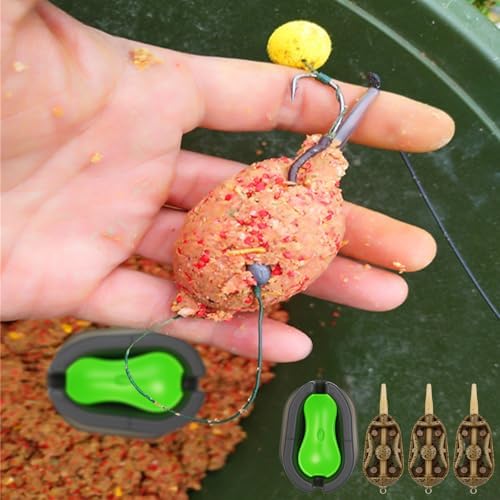 DONQL 3PCS Inline Method Feeders Cage Feeder Fishing Carp Fishing - Image 5