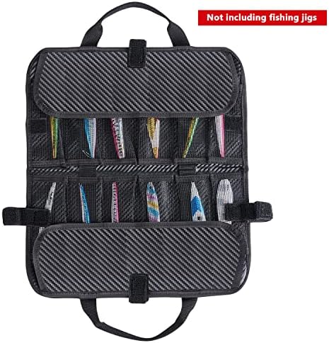 Goture Fishing Jig Bag, Portable Fishing Storage Tackle Lure Bag - Image 2