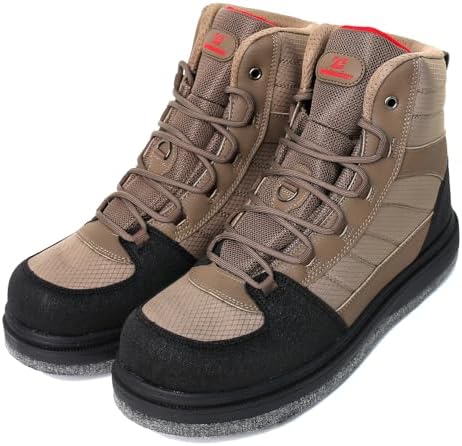 Kylebooker Men's Wading Boots Lightweight Anti-Slip Fly Fishing Wading Shoes - Image 3
