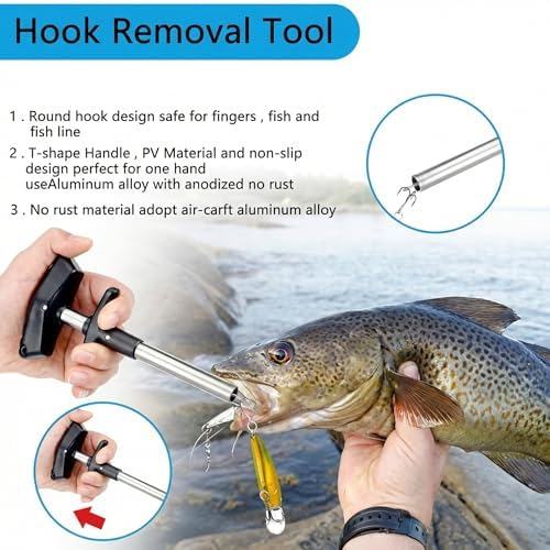 Sosation 134 Pcs Fishing Tool Beginner Starter Kit - Image 6