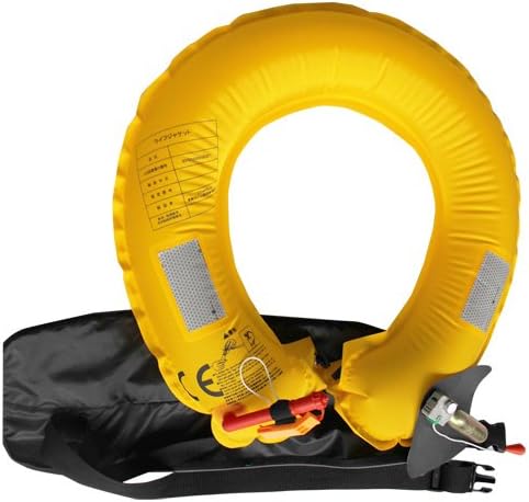 Top Safety Life Belt Pack with Whistle - Auto Inflatable Slim Waist Belt Life Vest Preserver PFD for Boating Fishing Sailing Kayaking Surfing Paddling Rafting Swimming - Adjustable Life Saving Vest - Image 2