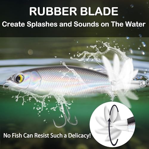 5Pcs Topwater Propeller Fishing Lures with Box - Image 4