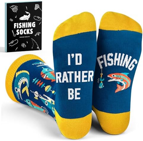 Fishing Gifts, Hunting Gifts for Men - Deer & Duck Hunting Accessories, Fly Fishing Accessories - Father Day Gift by SOCKJAR