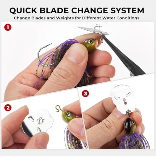MadBite by KastKing Bladed Jigs Fishing Lures for Bass Fishing - Image 6