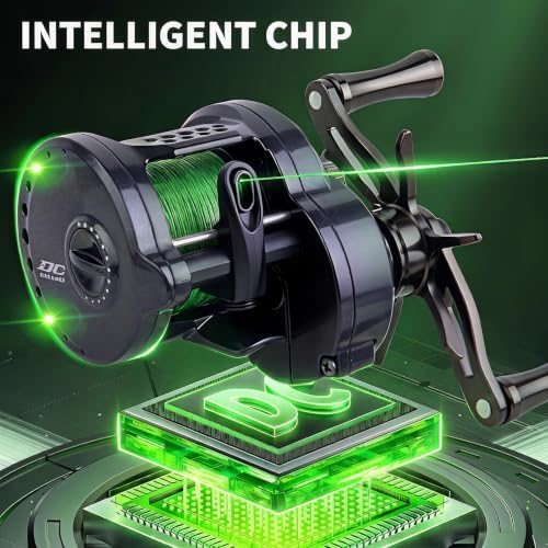 BILLINGS Round Baitcasting Reel,Digital Control System Anti Rebound - Image 2
