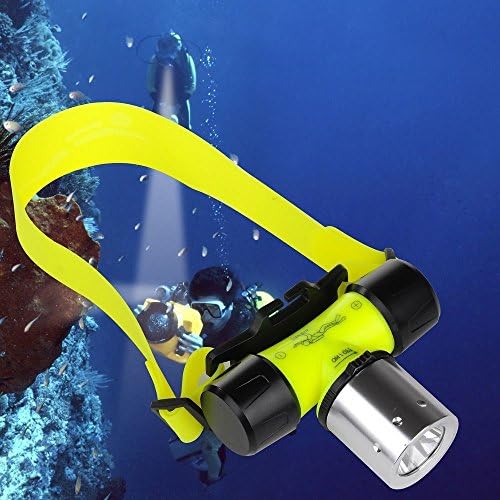 Waterproof Diving Swimming Hiking Camping Hunting Fishing Headlamp Underwater 1200 Lumen Safety Head Light Flashlight by goldengulf