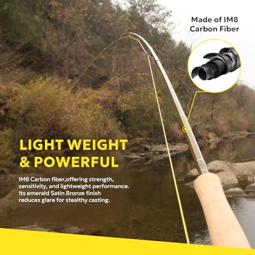 SF SF-005MP Sections Fly Fishing Rod Medium-Fast Action 9 FT - Image 5