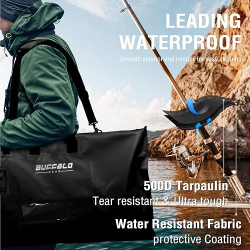 Buffalo Gear Fish Tournament Weigh in Bag for Bass Fishing, Heavy Duty Fish Bag for Caught Fish Waterproof,Leakproof,Puncture Resistant - Image 3