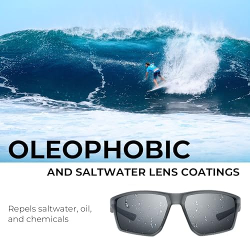 KastKing Osage Polarized Sport Sunglasses for Men and Women, Wrap Design - Image 3