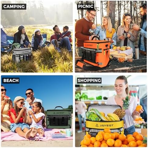 Kayak Cooler Behind Seat - Waterproof Cooler Bag Compatible with Lawn-Chair Seat Kayak，Kayak Accessories Camping Cooler, Portable Ice Chest for Fishing, Beach, Travel,Picnic, Cooler Leak-Proof - Image 7