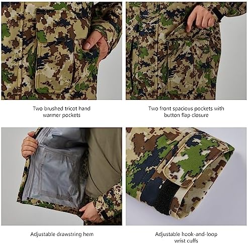 BASSDASH Walker-LW Breathable Waterproof Fishing Hunting Wading Jackets with Silent Outer Fabric for Men Women - Image 5
