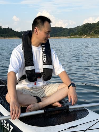 Adult Automatic PFD Vest, Inflatable Kayak Water Sports Vest for Kayaking SUP Paddleboarding Sailing Boating Fishing - Image 5