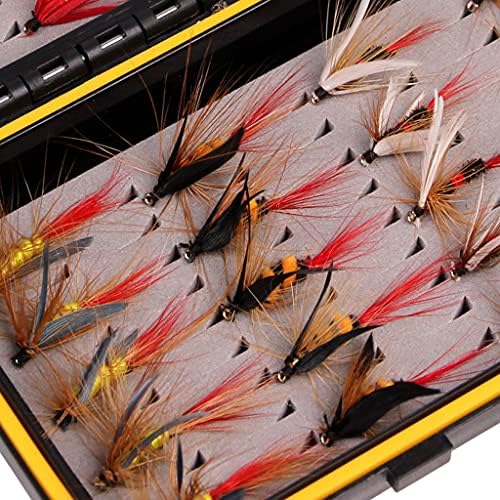 Fly Fishing Fly Hooks Dry Wet Nymphs Streamers for Trout Salmon Grayling Fishing with Box Dry - Image 4