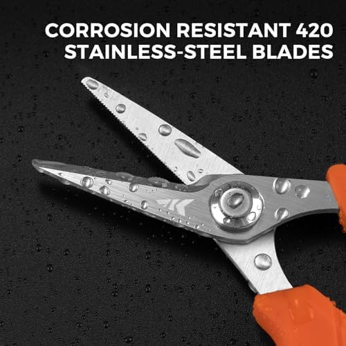 KastKing Paradox 4.5 inch Fishing Scissors - Image 3