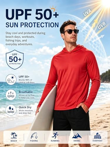 ZITY Men's Lightweight Pullover Hoodie UPF 50+ Fishing Shirts Sweatshirt - Image 2