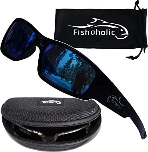 Fishoholic Polarized Fishing Sunglasses - All Day UV400 Sun Protection by Fishoholic