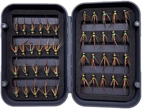 24Pcs Fly Fishing Flies Trout Lures Fishing Tackle Fly Fishing Flies with Boxed Trout Bass Artificial Fish Bait - Image 3