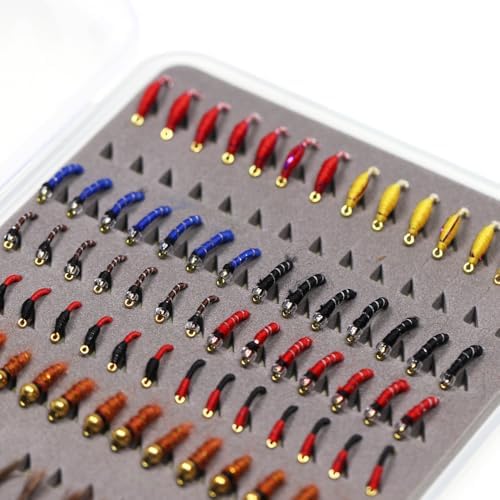 Fly Fishing Flies Assortment, 147pcs/133pcs/126pcs Fly Fishing Lures, Dry/Wet/Nymph/Streamer Flies, Trout/Panfish/Bass Fishing - Image 5