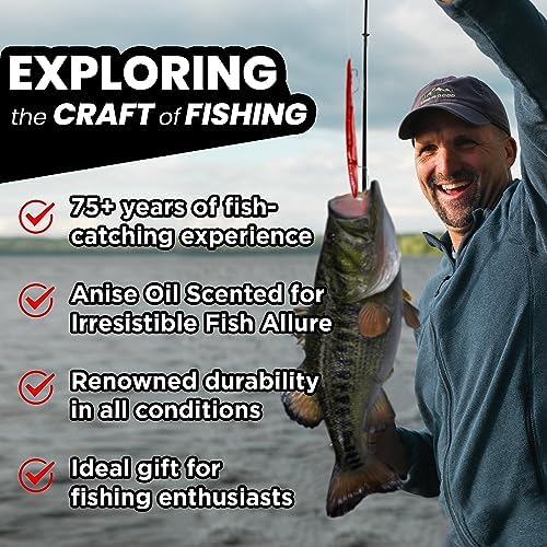 DeLong Lures 6" KILR Worm – Made in USA Weedless Pre-Rigged Soft Plastic Swimbaits, Extra Durable Bass Fishing Lures for Pike and More, 5-Pack Variety - Image 4