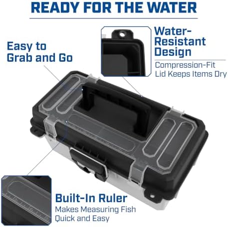 Sheffield 12290 13" Made in USA Tackle Box w/Lift Out Tray & Deep Storage - Image 5