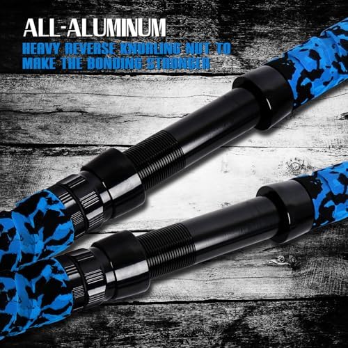 Fiblink Saltwater Fishing Rod 1Piece/2Piece Offshore Trolling Rod Big Game Deep Sea Rod Conventional Boat Blue Camouflage Fishing Pole(5'6"/6'/7') - Image 5