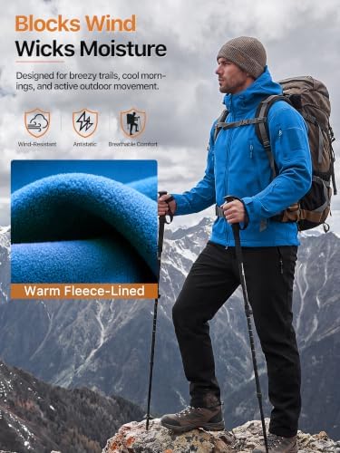 FREE SOLDIER Men's Hooded Waterproof Softshell Jacket - Image 4