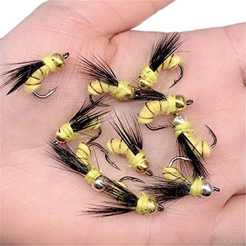 OutdoorFishing Fly Fishing Flies Kit Fly Assortment Trout Bass Fishing with Fly Box, 33/48/72/100/114/148pcs with Dry/Wet Flies, Nymphs, Streamers, Popper - Image 5