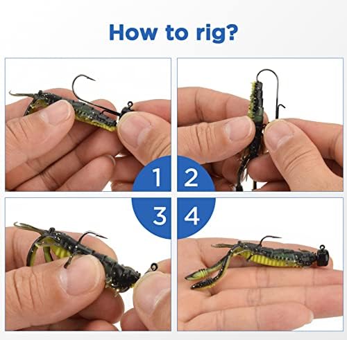 MadBite by KastKing Ned Rig Jig Heads for Soft Fishing Lure Kits - Image 5
