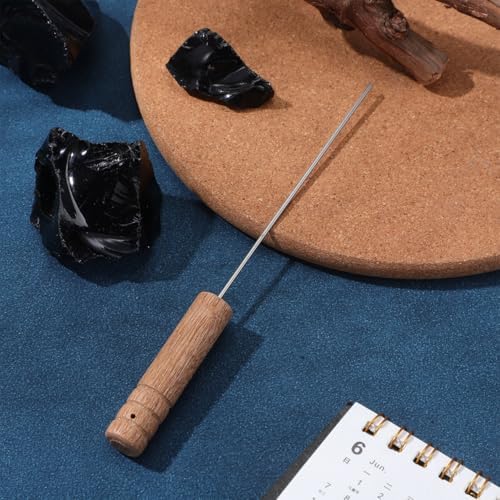 DOITOOL Carp Rigging Accessories Baiting Needle with Wooden Handle Worm Threader Tool for Freshwater and Saltwater Fishing Portable Fishing Gear 5.90In - Image 7