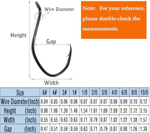 Catfishing Hooks, Big River Bait Hooks Offset Design for Flathead Catfish - Image 4