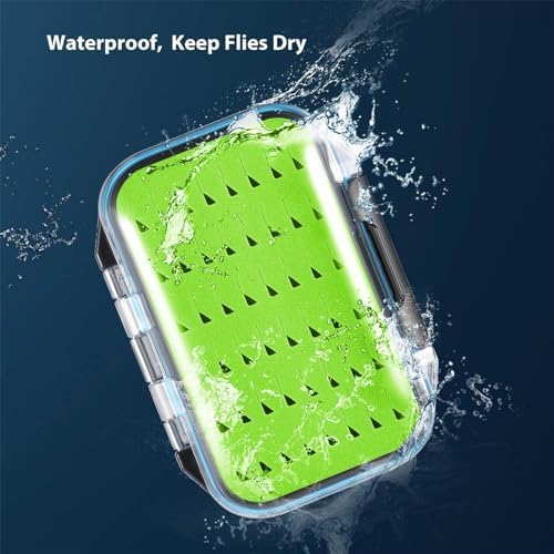Gonex Fly Boxes for Fly Fishing files Jigs Waterproof Double Sided Fly Case - Image 3