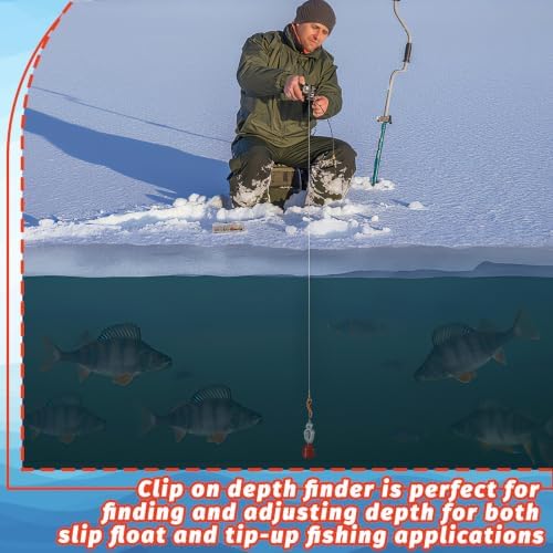Copkim 4 Pcs Clip-on Fishing Depth Finder - Image 5