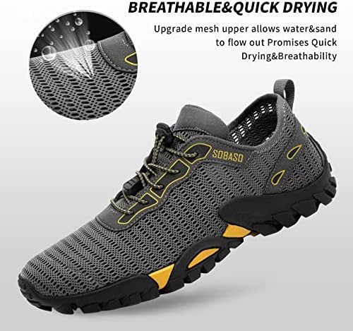 SOBASO Water Shoes Women Men Quick Drying Swim Beach Aqua Shoes for Water Sport Diving Hiking Sailing Travel - Image 3