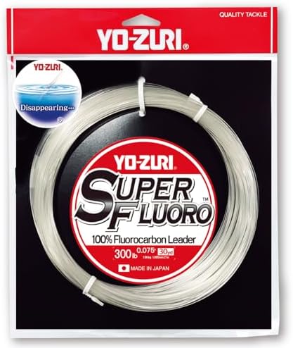 YO-Zuri Fluorocarbon Line Super Fluoro 30YDS/100YDS Color: Clear by DUEL