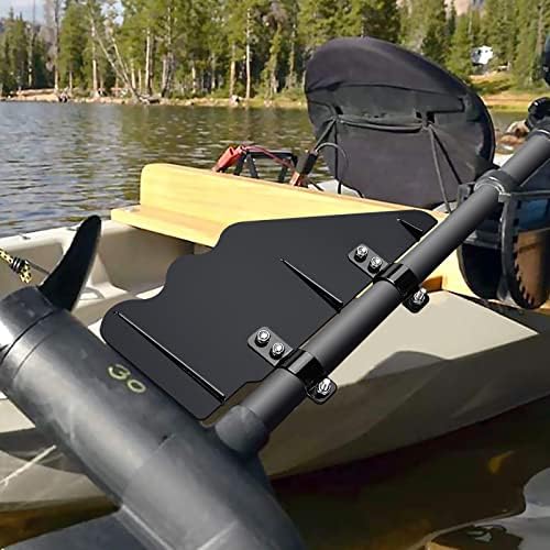 [New Generation] Trolling Motor Accessories, haoguo Paddle Boat Parts, Fits for Most 24-55 Thrust Trolling Motors, Exterior Corrugated Design Effectively Reduces Water Flow Resistance - Image 4