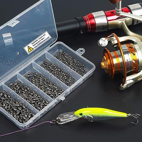 Shaddock Fishing 300pcs Barrel Swivels Fishing Tackles Saltwater Freshwater - Image 6