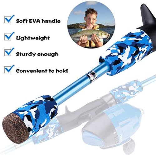 ODDSPRO Kids Fishing Pole Pink, Portable Telescopic Fishing Rod and Reel Combo Kit - with Spincast Fishing Reel Tackle Box for Girls, Youth - Image 3