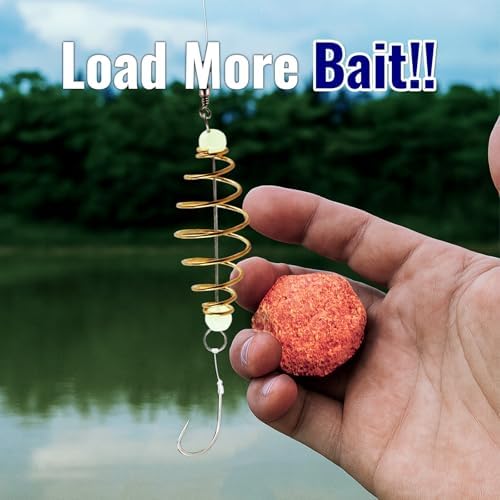 30PCS Fishing Bait Cage Spring Feeder Groundbait Feeder Rig Kit - Image 3