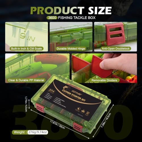 Goture Catfish Rig Making Kit,274pcs/300pcs Catfishing Tackle - Image 5