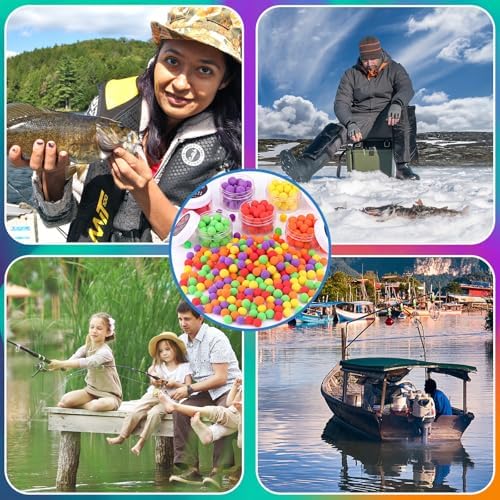 150/100pcs Scent Carp Fishing Baits Floating Carp Boilies Soft Baits 5 Flavors Fish Boilies for Buffalo Catfish - Image 6