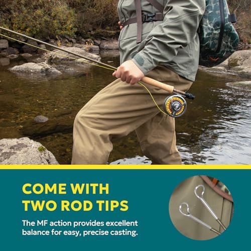 SF SF-005MP Sections Fly Fishing Rod Medium-Fast Action 9 FT - Image 6
