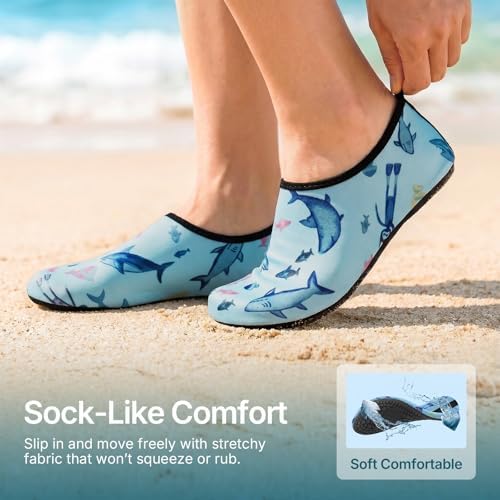 Water Shoes for Women Men Quick-Dry Aqua Socks Swim Beach Outfits Barefoot - Image 4