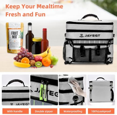 Kayak Cooler Behind Seat - Waterproof Cooler Bag Compatible with Lawn-Chair Seat Kayak，Kayak Accessories Camping Cooler, Portable Ice Chest for Fishing, Beach, Travel,Picnic, Cooler Leak-Proof - Image 7