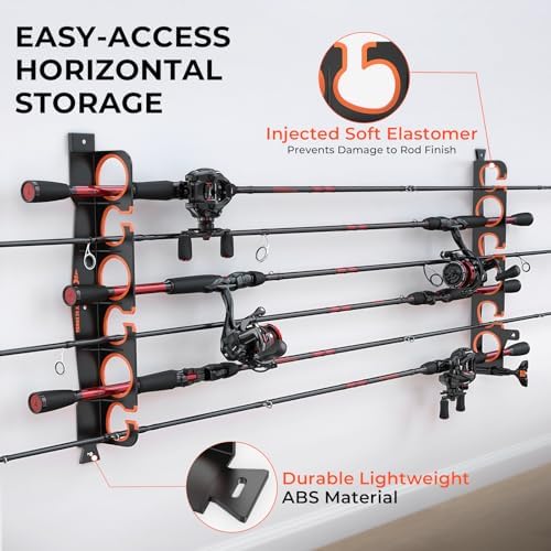 KastKing Horizontal Fishing Rod Holder, Upgraded w/Spooler, 1 Pack - Image 6