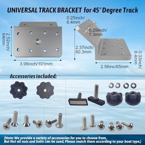 #2001 Aluminum Slider Base Track Bracket for Boat - Image 2